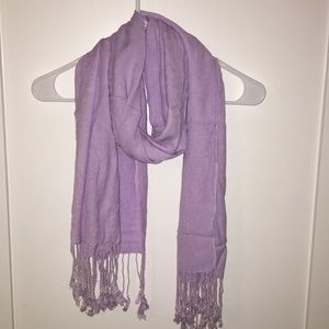 Lilac pashmina scarf